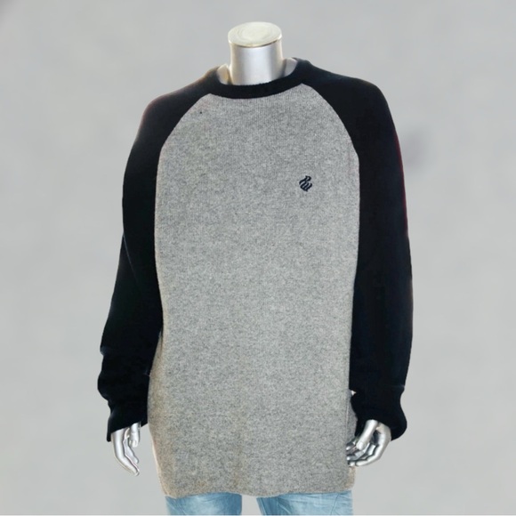 Men's Rocawear Grey | Navy Crewneck Sweater - Picture 1 of 4